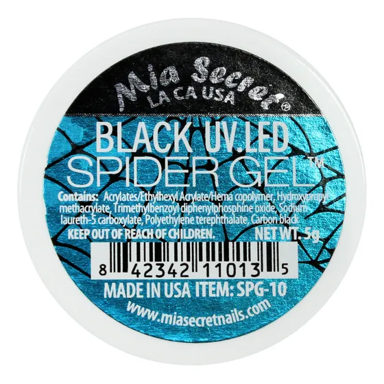 Uv-led Spider Nail Gel Black 5gr