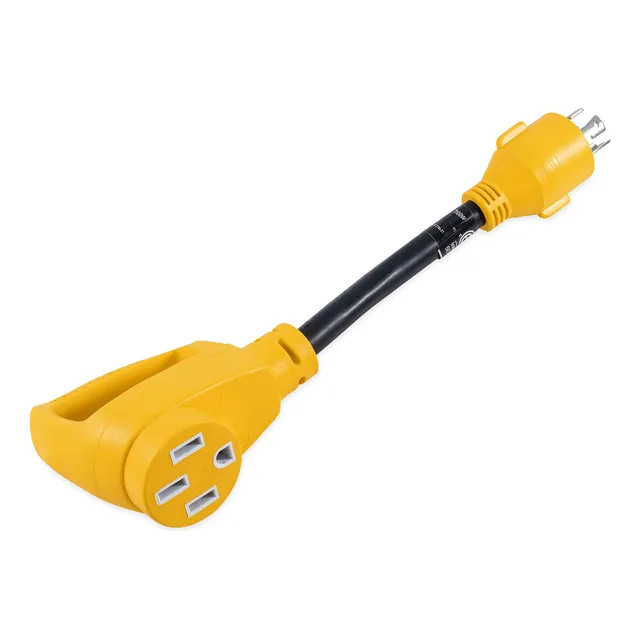 Enchufe De 30.5 Cm 30 Amp Para Adaptador Generador 50 Amp