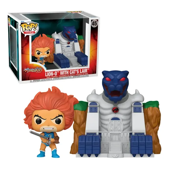 Funko Pop! Thundercats Lion-o With Cat's Lair #45 Original