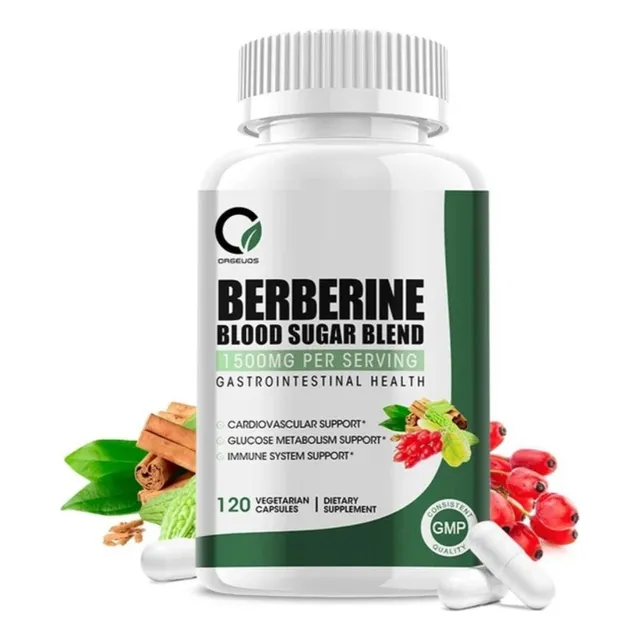 Berberina 1.500 Mg. Vitamina D3 5.000 Ui 120 Cápsulas