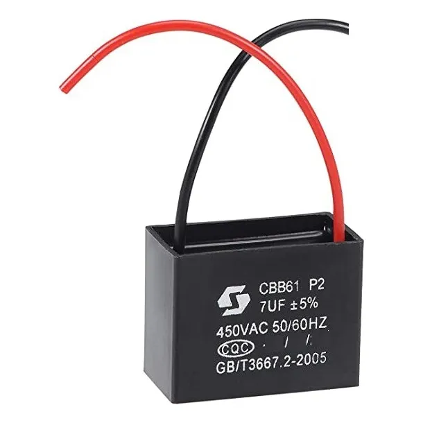 Capacitor Condensador Cbb61 7uf 450vac 7 Uf Motor