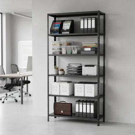 🔧 ORGANIZAÇÃO PROFISSIONAL COM SUPER DESCONTO

*Estante Armário De Aço 6 Bandejas 90cm Na Cor Preta*  
~R$ 375,80~ → *R$ 189,99*  
💥 *49% OFF*

✅ Estrutura em aço resistente para durar anos  
✅ 6 bandejas amplas - organize tudo com facilidade  
✅ Design p