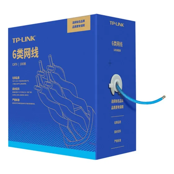 Bobina De Cable Red Cat6 100% Cobre 100mt Tp-link Tl-ec6-100