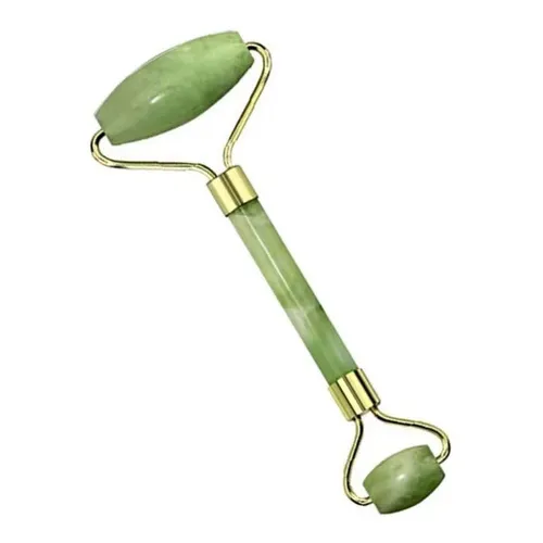Masajeador facial antiarrugas verde Jade de 3 pulgadas