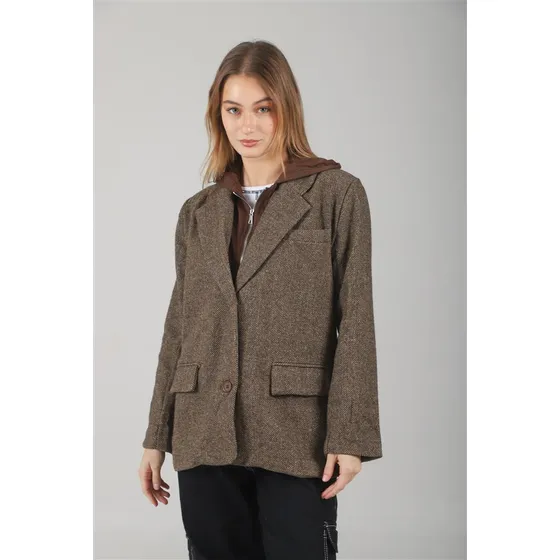 Blazer Fantasy Premium De Paño Con Bajo Campera De Algodón