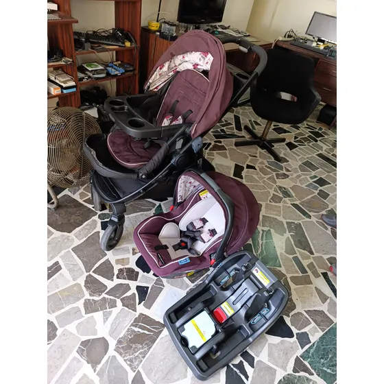Coche De Bebé Con Silla Para Carro Graco
