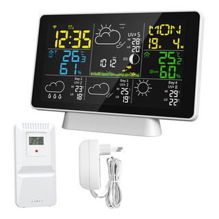 Termohigrómetro Digital Con Pantalla A Color Wifi Smart Weat Termohigrómetro Digital Con Pantalla A Color Wifi Smart Weat