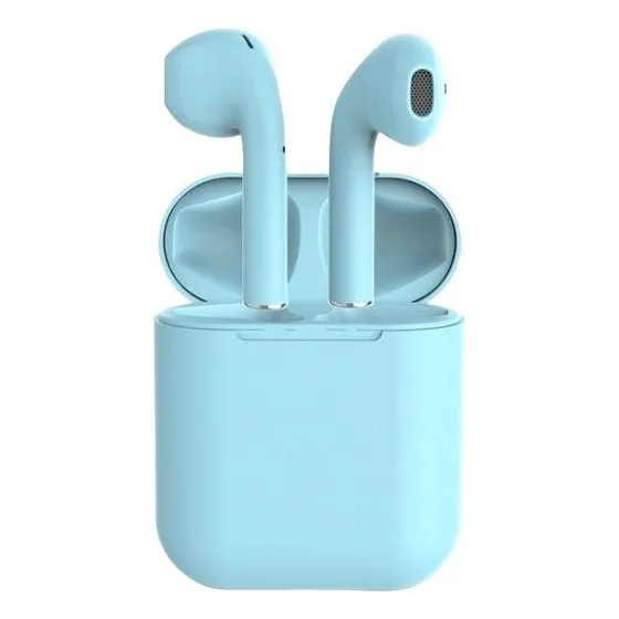 Auriculares Inalámbricos I12 Tws Bluetooth 5 Color Celeste