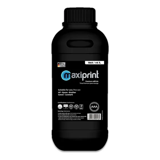 Litro De Tinta Hp/canon/epson/ Universal Negro Y Color 
