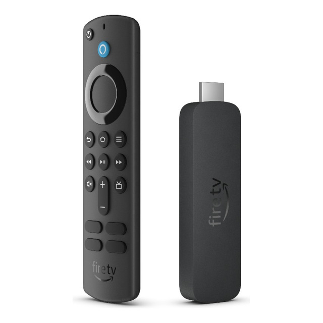 Streaming Fire Tv Stick 4k Wifi 6 Com Alexa E Comandos De Tv Preto Amazon