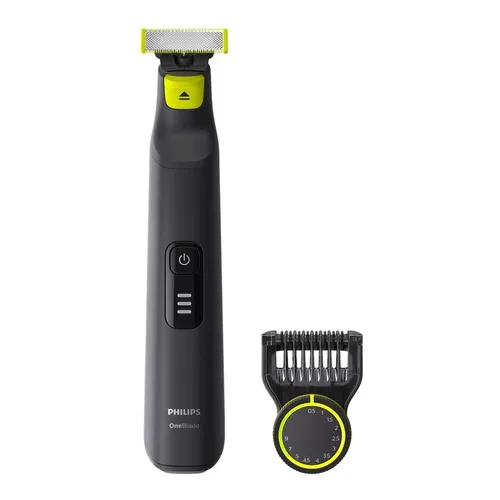 Afeitadora Philips Qp6530 Oneblade Pro Recorta Modela Y Afeita Color Negro