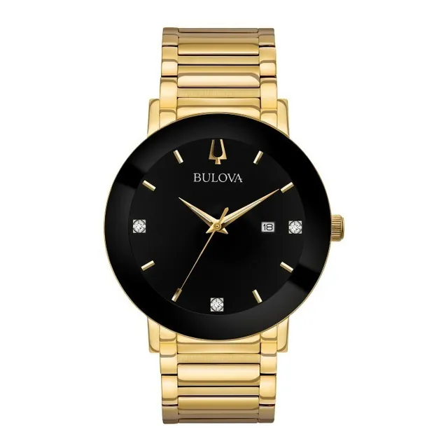 Bulova Futuro Diamonds 97d116 Calendar Reloj Hombre 42mm