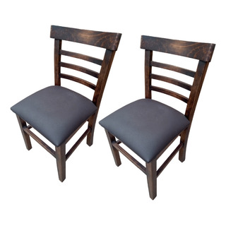 Set 2 Sillas De Madera Comedor Valery Comodas Restaurante Set 2 Sillas De Madera Comedor Valery Comodas Restaurante