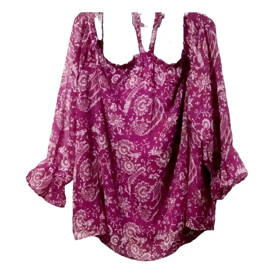 Blusa  Campesina Nueva Dama Xxl Real Inc Usa