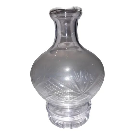Jarrón Vintage De Vidrio 22 Cm - Colección Antiguo