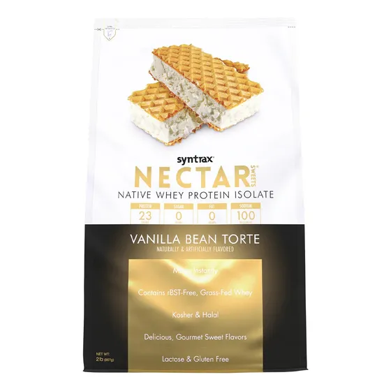 Proteína Aislada Nectar 2lb - Syntrax Sabor Vainilla