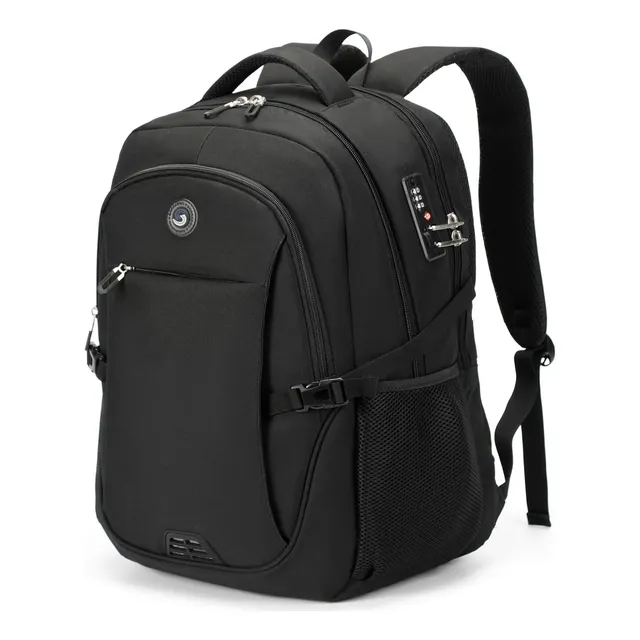 Mochila Antirrobo Para Portátil Con Carga Usb Compatible 