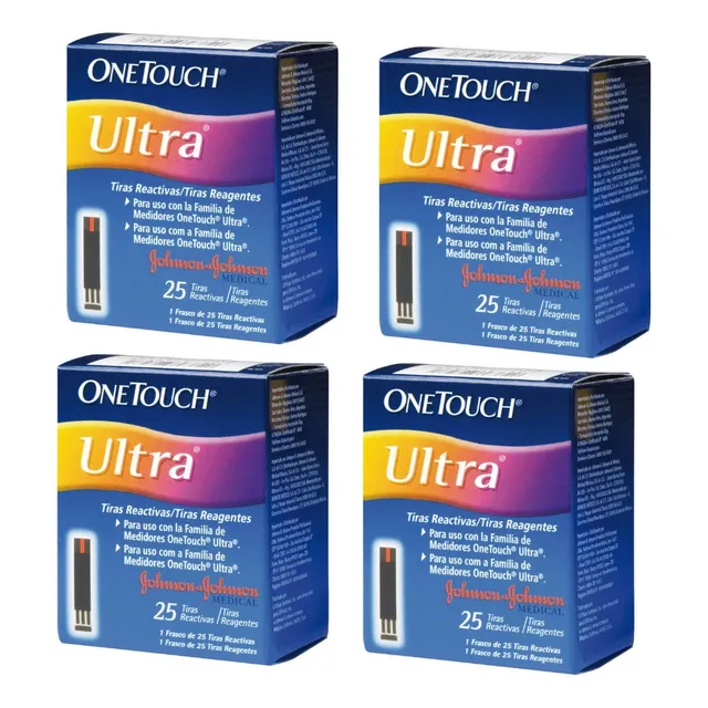 100 Tiras Reactivas Cintas Onetouch Ultra / One Touch