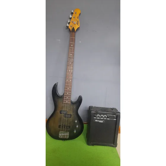 Bajo Eléctrico Con Amplificador Phil Pro. Usado