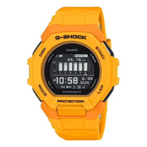 Relógio Digital Casio G-Shock G-Squad GBD-300-7DR Masculino