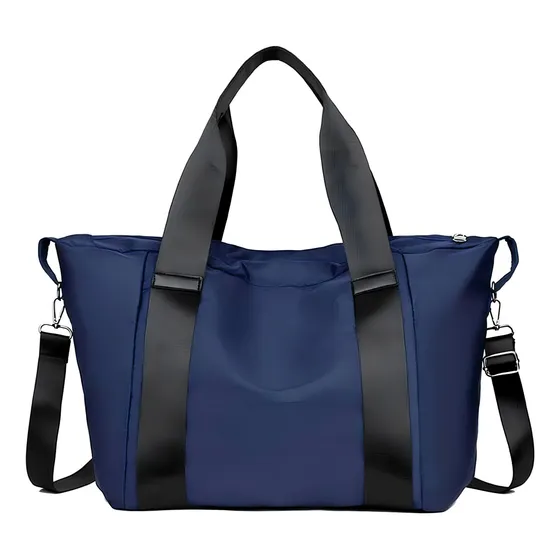 Bolsa Sacola Impermeável Com Alça Removível Grande Cor Azul