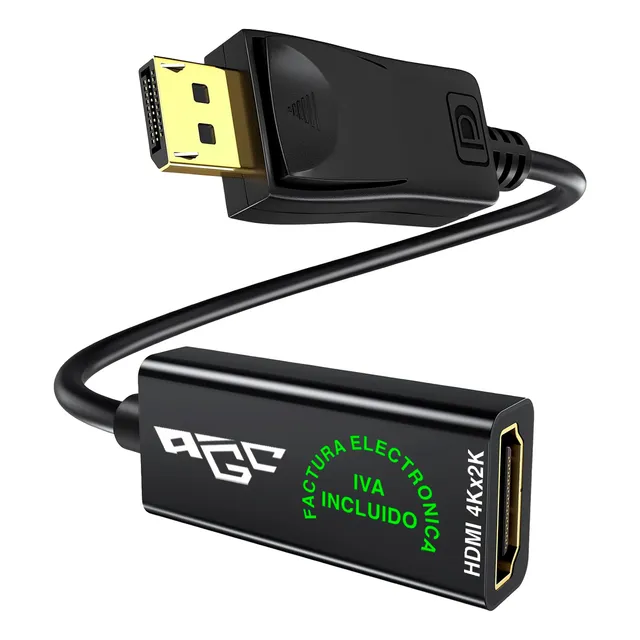 Convertidor Adaptador Dp Displayport A Hdmi 4k 2k 1080p
