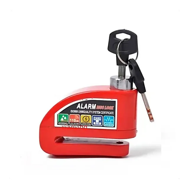 Candado De Disco Con Alarma Para Moto Motocicleta Bicicleta