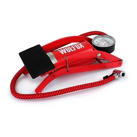 Bomba De Pie Inflar Manometro 70 Psi Wolfox Wf1001