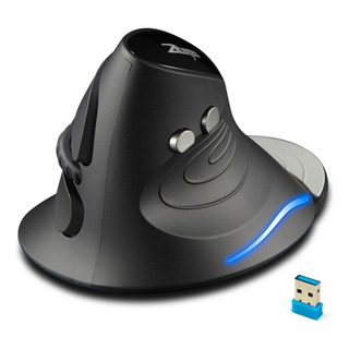 Mouse Vertical Sem Fio Zelotes F-17 Preto Mouse Vertical Sem Fio Zelotes F-17 Preto