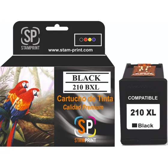 Cartucho De Tinta 100% Compatible Canon 210 Xl Negro