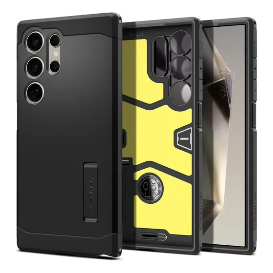 Funda Spigen Tough Armor Diseñada Para Galaxy S24 Ultra (2024) Color Negro