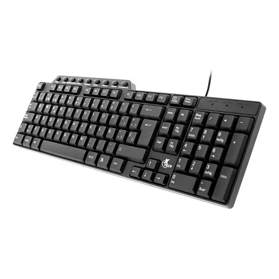 Teclado Alámbrico Multimedia Español Negro