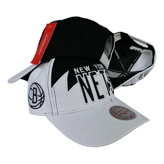 Gorra Cachuca New York Nets Blanca Negra Snapback Gorra Cachuca New York Nets Blanca Negra Snapback