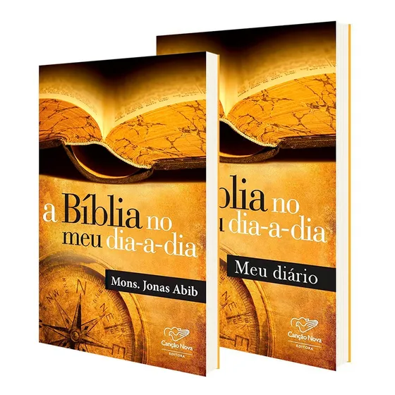 Kit A Bíblia No Meu Dia A Dia (mons Jonas Abib E Meu Diário)