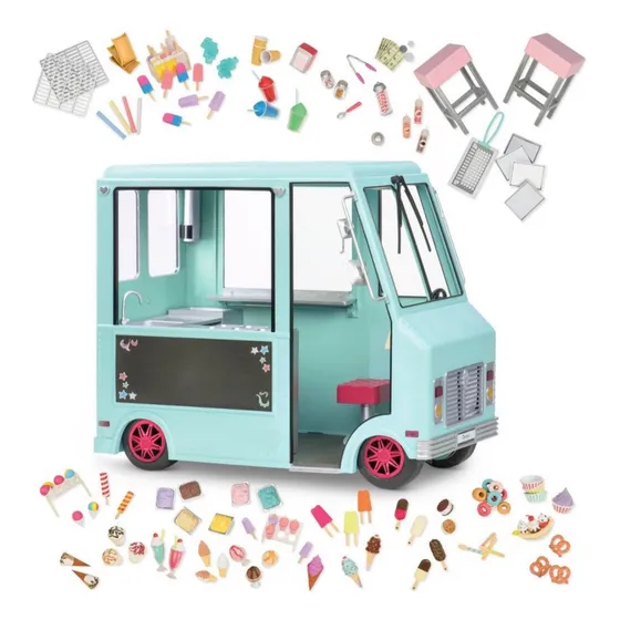 Camion De Helados Para Muñecas 45 Cms Our Generation