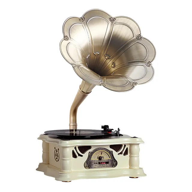 Tocadiscos De Vinilo Con Altavoces Incorporados, Vintage