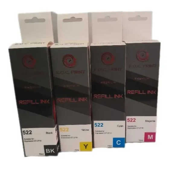Tinta Compatible Epson T522 Et-2800 Et-2803 Et-4800 Et-2400 