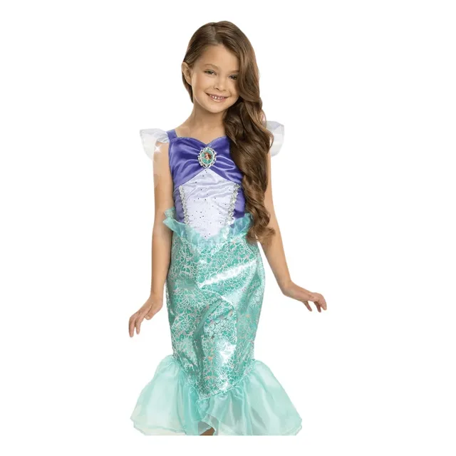 Disfraz La Sirenita Ariel Vestido Princesas Sirena Disney
