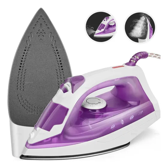 Plancha De Vapor Sarnea Vaporizador Vertical De Ropa 1200w Color Púrpura