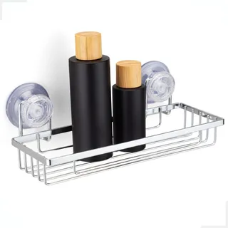 Suporte Organizador Porta Shampoo Condicionador Ventosa Suporte Organizador Porta Shampoo Condicionador Ventosa