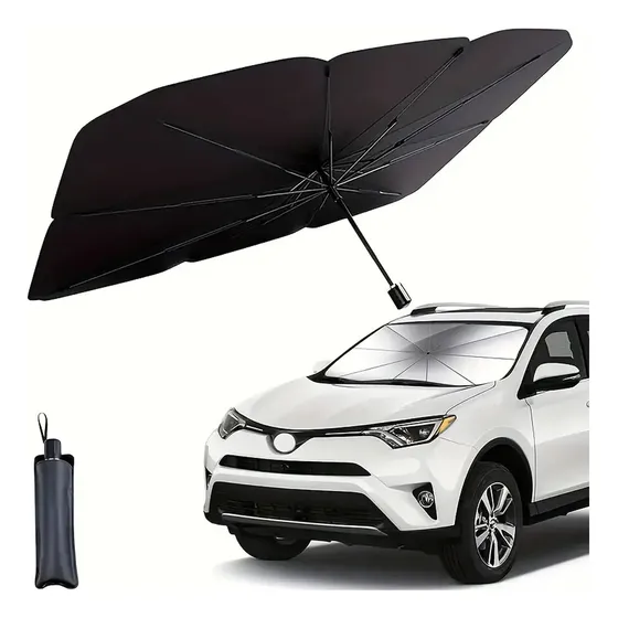 Parasol Tipo Paraguas Gadnic Protección Rayos Uv Auto