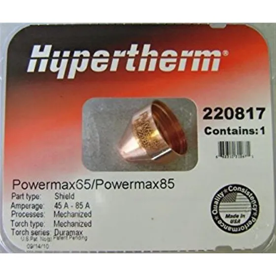 Hypertherm Powermax 65 Y 85 Mecanizada Escudo 220817