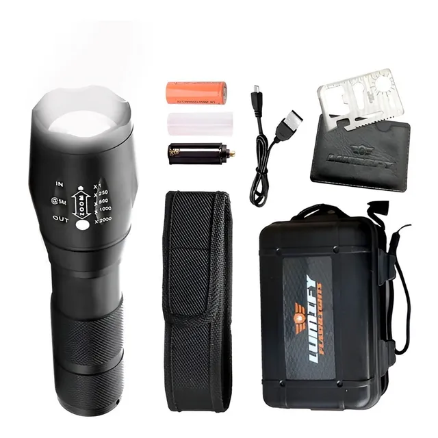 Linterna Tactica Led Recargable Lumify X9 Original - Oficial