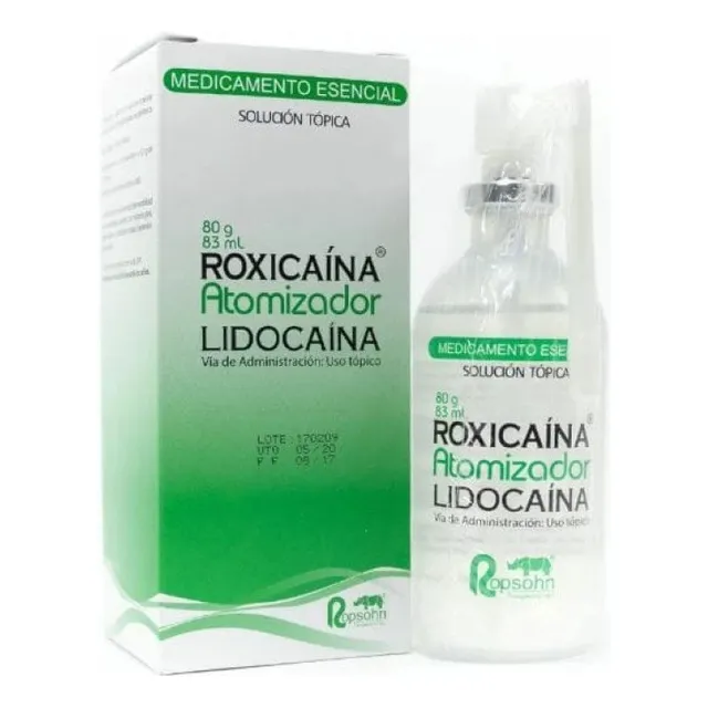 Anestesia Lidocaina Spray Uso Topico