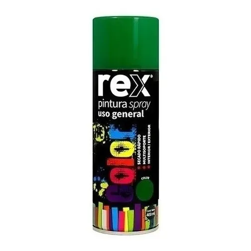 Pintura En Spray Aerosol Verde 400ml Rex Rex60017 *ub*