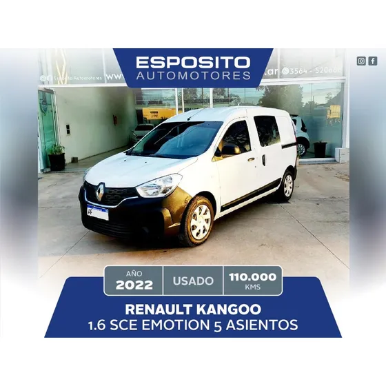 Renault Kangoo Ii Express Emotion 5a 1.6 Sce