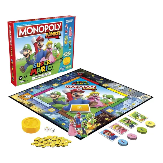 Juego De Mesa Monopoly Junior Edición Super Mario Hasbro