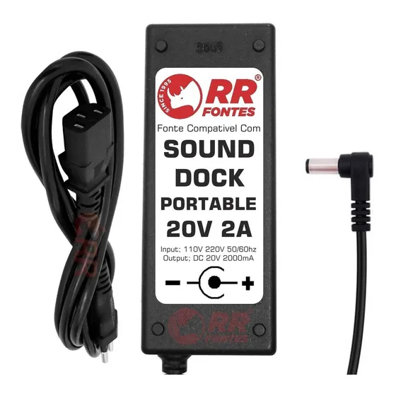 Fonte 20v Para Bose Sounddock Portable Digital Music System