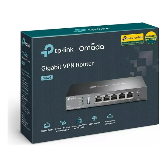 Router Balanceador Carga Enrutador Vpn Gigabit Er605 Tplink