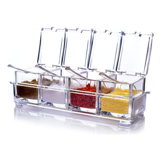 Especiero Organizador 4 Rejillas Multiusos Para Cocina Especiero Organizador 4 Rejillas Multiusos Para Cocina